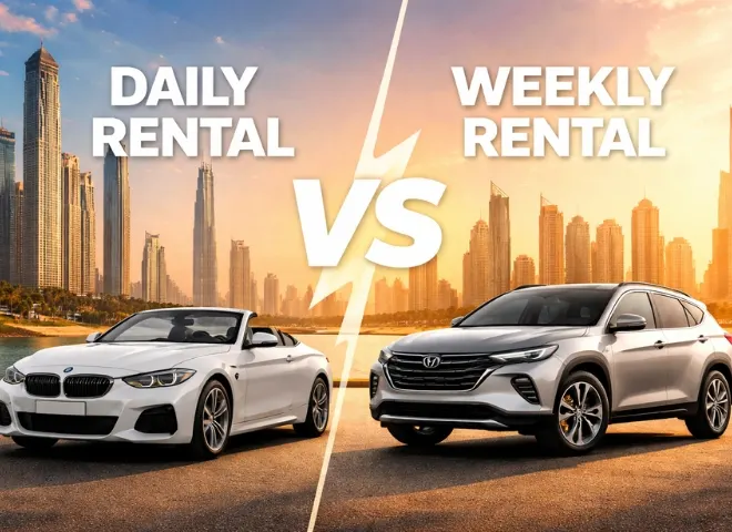 Daily vs. Weekly Car Rentals in Downtown Dubai