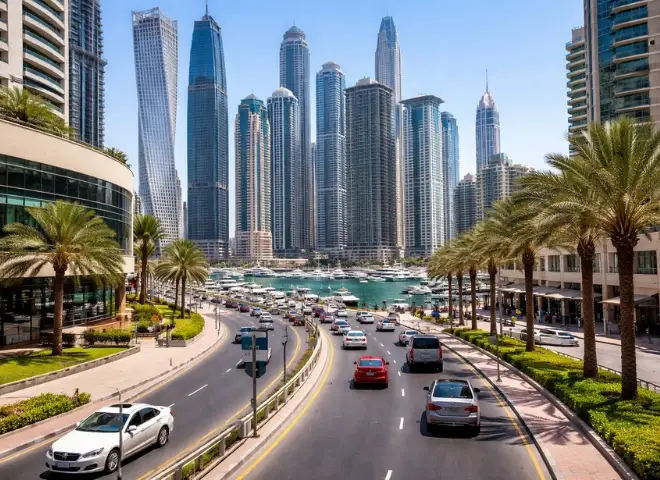 Driving & Parking In Dubai Marina